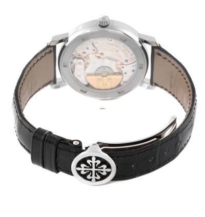 Patek Philippe Calatrava Cortina Jubilee White Gold Mens Watch 5057 Box Papers