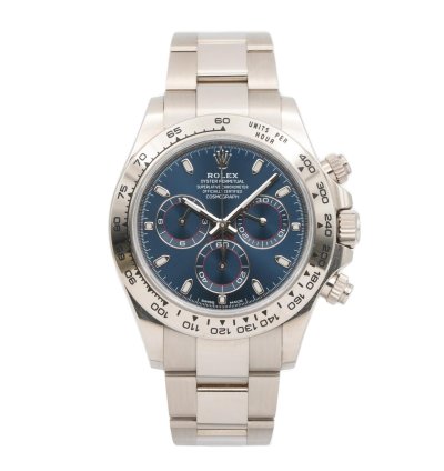 Rolex Daytona 18ct White Gold Blue Dial