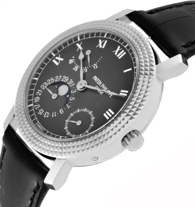 Patek Philippe Calatrava Cortina Jubilee White Gold Mens Watch 5057 Box Papers