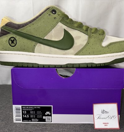 Nike Sb Dunk Low Pro Yuto Horigome Matcha 13 Hf8022-300