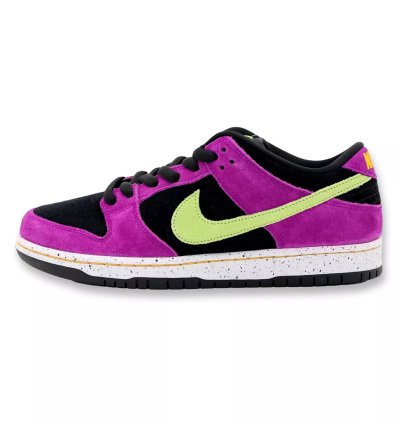Bq6817-501 Nike Sb Dunk Low Acg Terra Red Plum Black Taxi Citrin