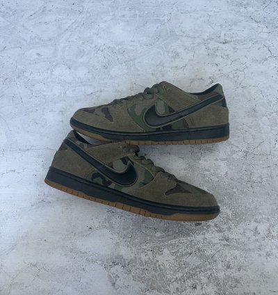 Nike Sb Dunk Low Pro Zoom Camo Sneakers