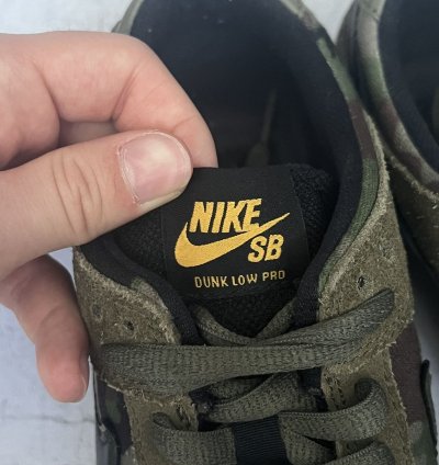 Nike Sb Dunk Low Pro Zoom Camo Sneakers