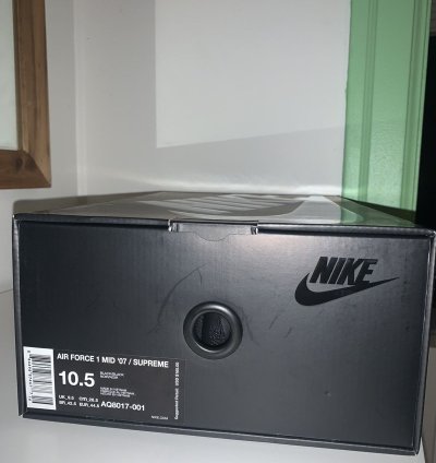 Supreme Nba Air Force 1 Mid 07 Black 2018