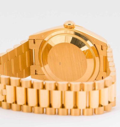 Rolex Day-date 36 Green Ombr Dial Yellow Gold 36mm 128238 - Box Papers 2024