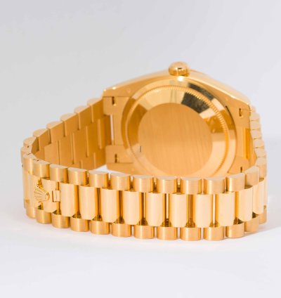 Rolex Day-date 36 Green Ombr Dial Yellow Gold 36mm 128238 - Box Papers 2024