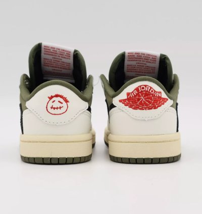 Do5442-200 Travis Scott Nike Ps Air Jordan 1 Low Og Sp Reverse Olive