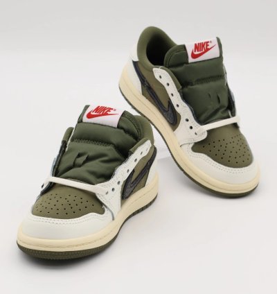 Do5442-200 Travis Scott Nike Ps Air Jordan 1 Low Og Sp Reverse Olive