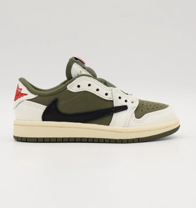 Do5442-200 Travis Scott Nike Ps Air Jordan 1 Low Og Sp Reverse Olive