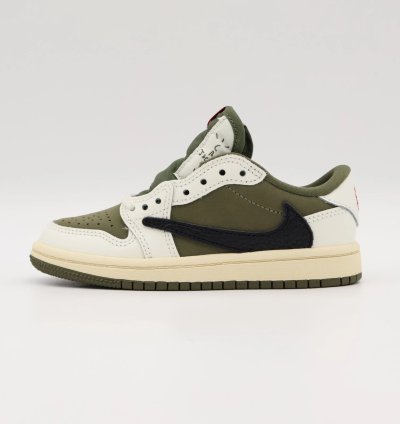 Do5442-200 Travis Scott Nike Ps Air Jordan 1 Low Og Sp Reverse Olive