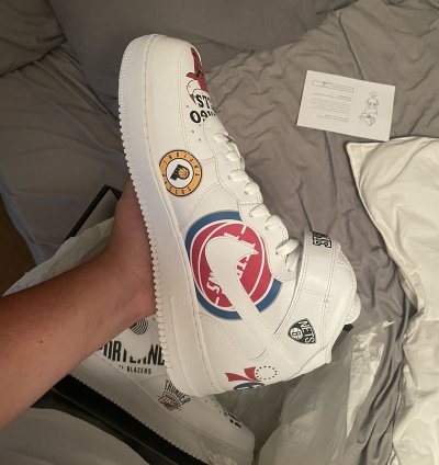 Supreme Nba Air Force 1 Mid 07 White 2018