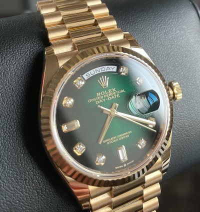 Rolex Day-date 36 Green Ombre 2020 Unworn Rolex Green Ombr New 2020 Non Negotiable