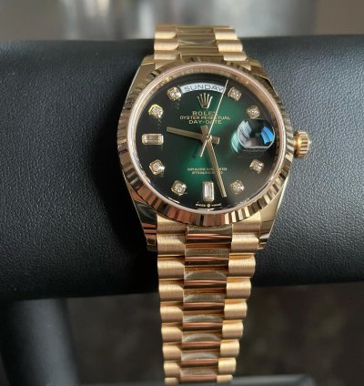 Rolex Day-date 36 Green Ombre 2020 Unworn Rolex Green Ombr New 2020 Non Negotiable