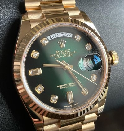 Rolex Day-date 36 Green Ombre 2020 Unworn Rolex Green Ombr New 2020 Non Negotiable