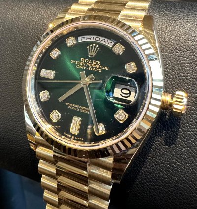 Rolex Day-date 36 Green Ombre 2020 Unworn Rolex Green Ombr New 2020 Non Negotiable