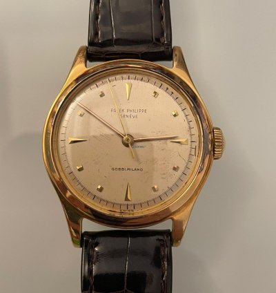 Patek Philippe Calatrava Fibia In Oro Rosa Cinturino Tutto Originale