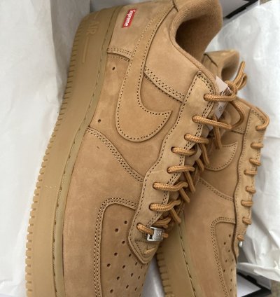 Supreme Nike Af1 Wheat Brand New In Box