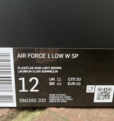 Supreme Nike Af1 Wheat Brand New In Box