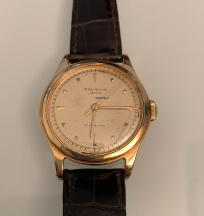 Patek Philippe Calatrava Fibia In Oro Rosa Cinturino Tutto Originale