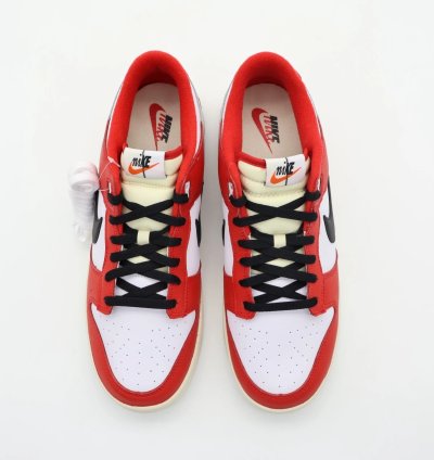 Dz2536-600 Nike Dunk Low Retro Prm Chicago Split University Red Black