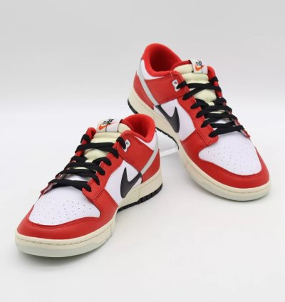 Dz2536-600 Nike Dunk Low Retro Prm Chicago Split University Red Black