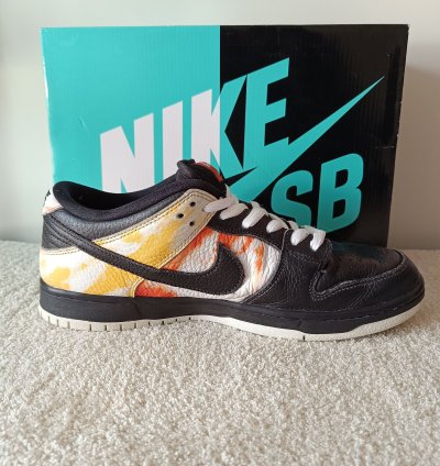 Nike Sb Dunk Low Raygun Tie-dye Black