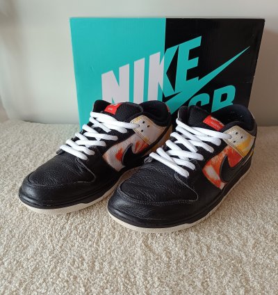 Nike Sb Dunk Low Raygun Tie-dye Black
