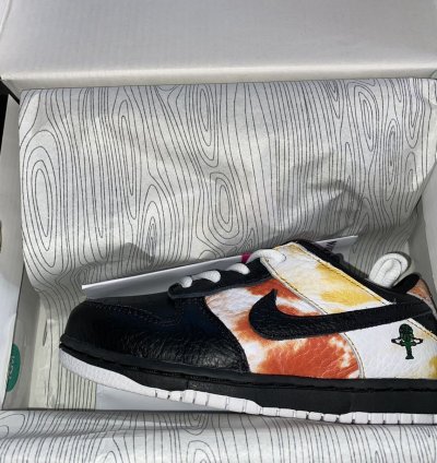 Nike Sb Dunk Low Raygun Tie-dye Black td