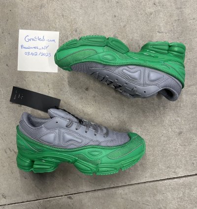 2018 Raf Simons Adidas Ozweego Grey Green