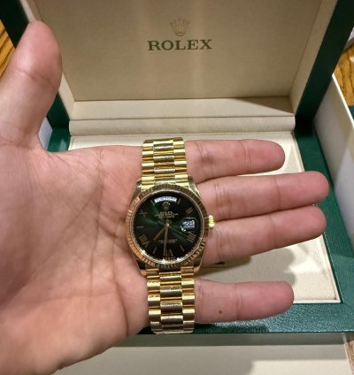 Rolex Day-date 36 Green Roman