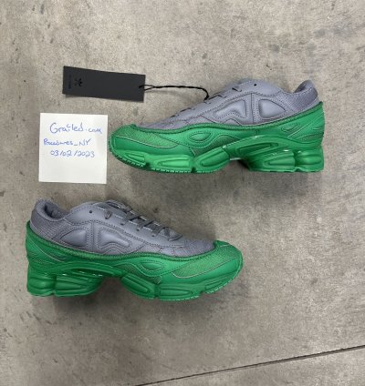 2018 Raf Simons Adidas Ozweego Grey Green
