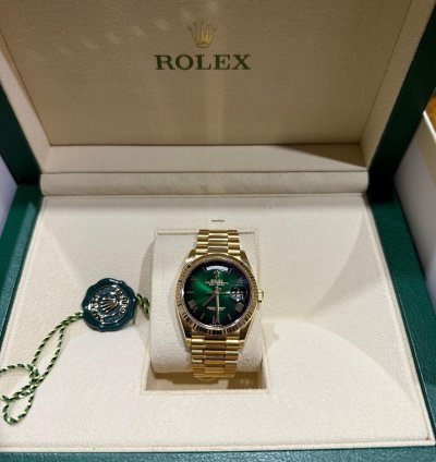 Rolex Day-date 36 Green Roman