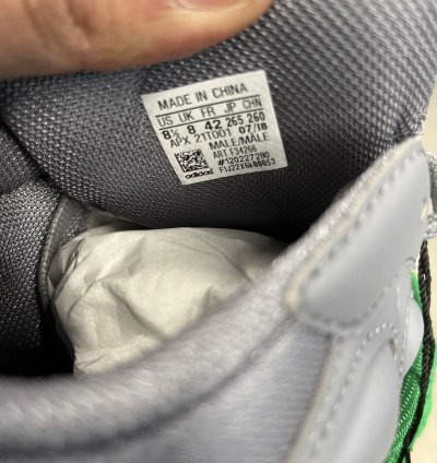 2018 Raf Simons Adidas Ozweego Grey Green