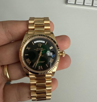 Rolex Day-date 36 Green Roman