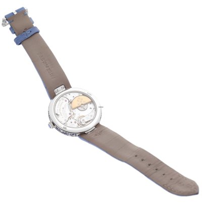 Patek Philippe Calatrava Haute Joaillerie White Gold Mother Of Pearl Diamond Sapphire Ladies Watch 4899