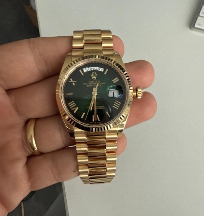 Rolex Day-date 36 Green Roman