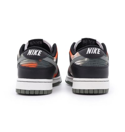 Dm0108-001 Nike Dunk Low Graffiti Black Red Grey Orange Tie-dye Khaki