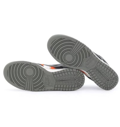 Dm0108-001 Nike Dunk Low Graffiti Black Red Grey Orange Tie-dye Khaki
