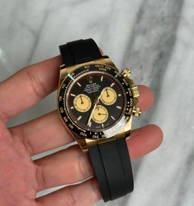 Rolex Daytona 18k Yellow Gold Ceramic Oysterflex Paul Newman Bnib 2025