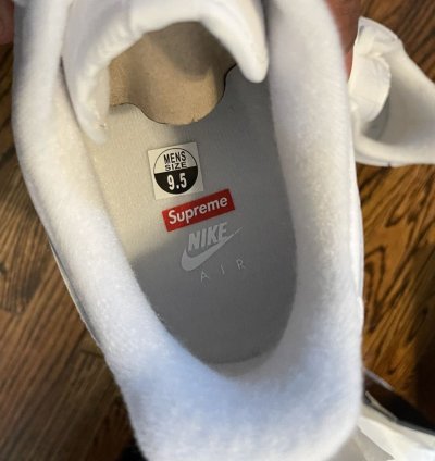 Supreme Nike Air Force 1 Af1 White Uptowns