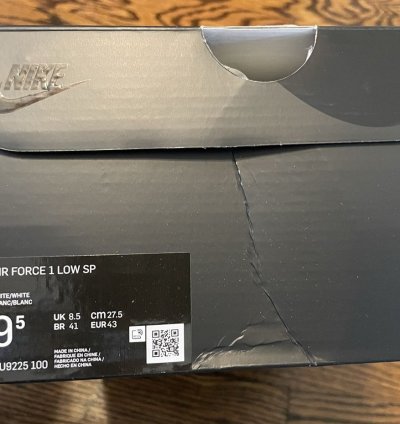 Supreme Nike Air Force 1 Af1 White Uptowns
