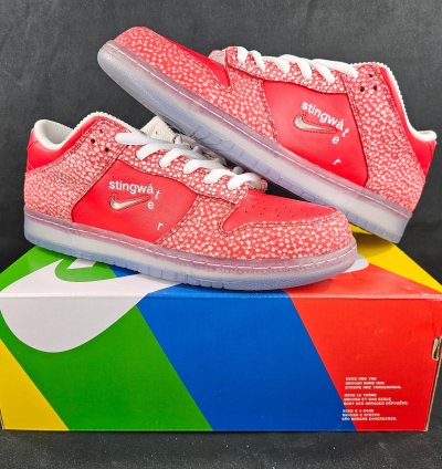 Nike Sb Dunk Low Stingwater Magic Mushroom Red Men New