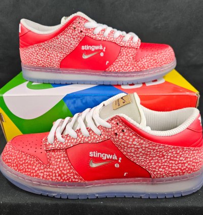 Nike Sb Dunk Low Stingwater Magic Mushroom Red Men New