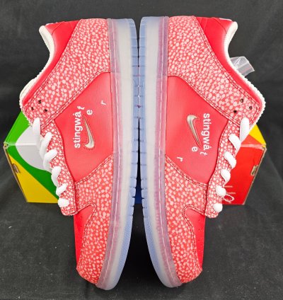 Nike Sb Dunk Low Stingwater Magic Mushroom Red Men New