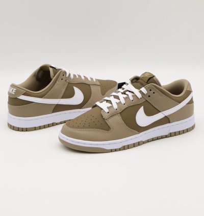 Dj6188-200 Nike Dunk Low Retro Judge Grey Khaki White Hazel Rush Brown