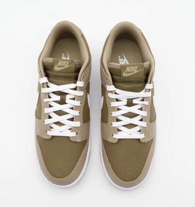 Dj6188-200 Nike Dunk Low Retro Judge Grey Khaki White Hazel Rush Brown