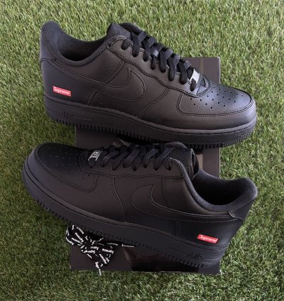 Supreme Nike Air Force 1 Black Size 10 Brand New