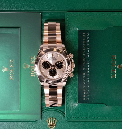 Rolex Daytona 18kt Everose Sundust Dial Box And Papers 2021 116505