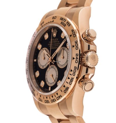 Rolex Daytona 18kt Ros Gold Diamanten Ref 126505 2024 Full Set Ungetragen