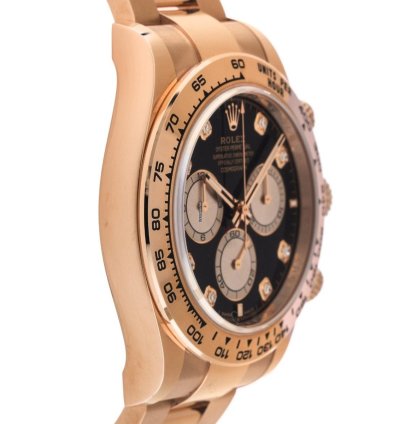 Rolex Daytona 18kt Ros Gold Diamanten Ref 126505 2024 Full Set Ungetragen